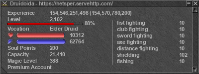 Signature for player Druidoida